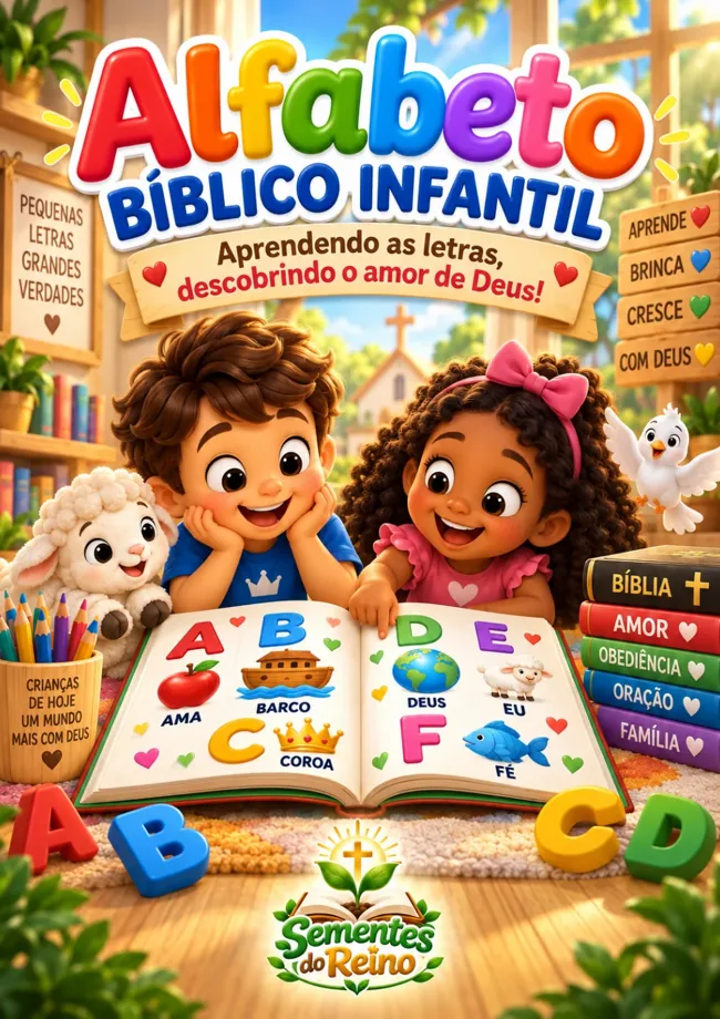 Capa de Alfabeto Bíblico Infantil