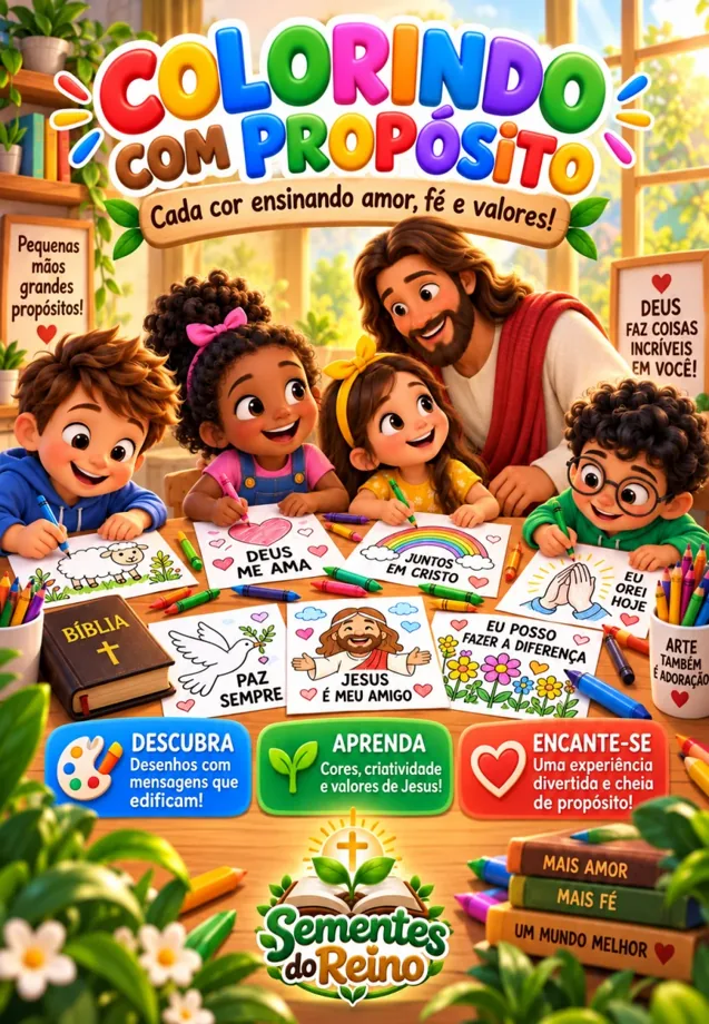 Capa de Colorindo com Propósito